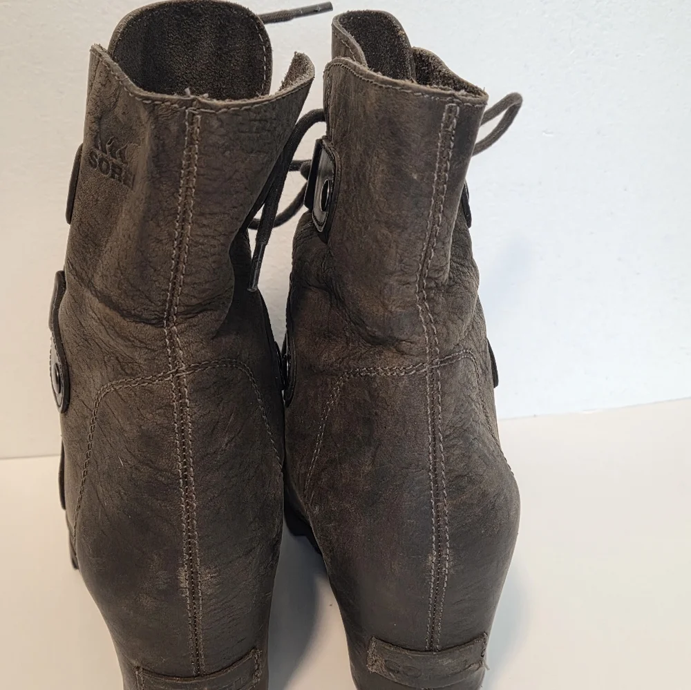 SOREL Joan of Arctic mid wedge boot, women’s 6.5 - Picture 7 of 16
